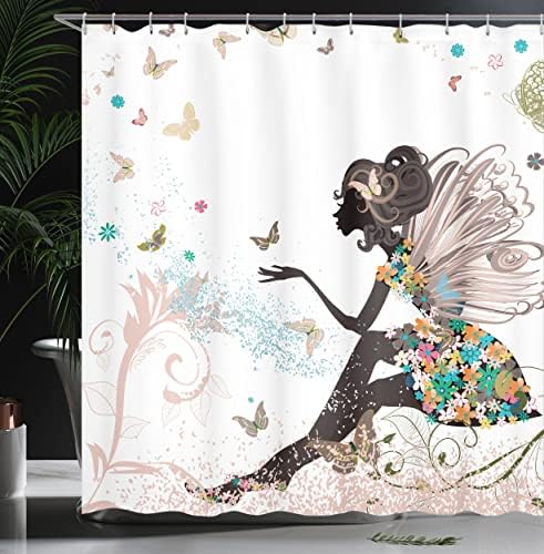 Ambesonne Fantasy Shower Curtain 69x70 Warm Taupe