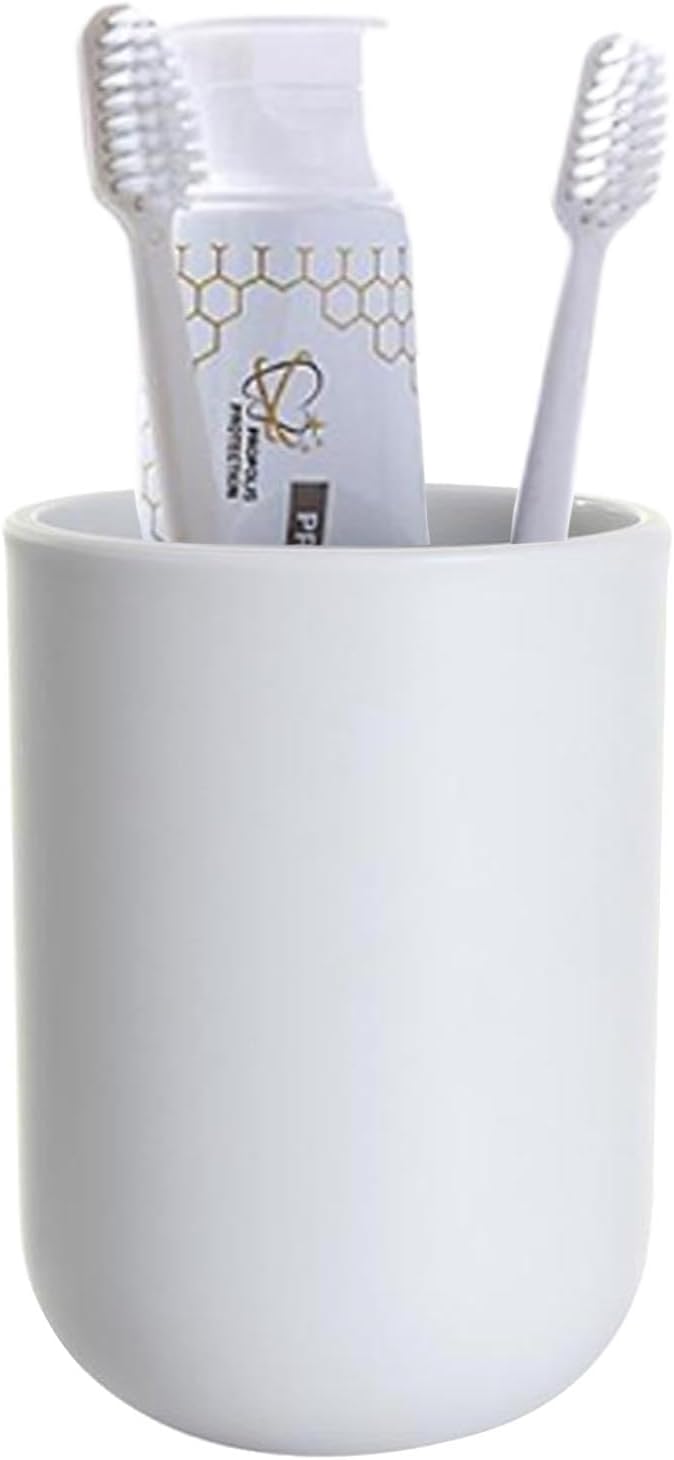 UVIVIU Toothbrush Cup with Arc Design 350ml