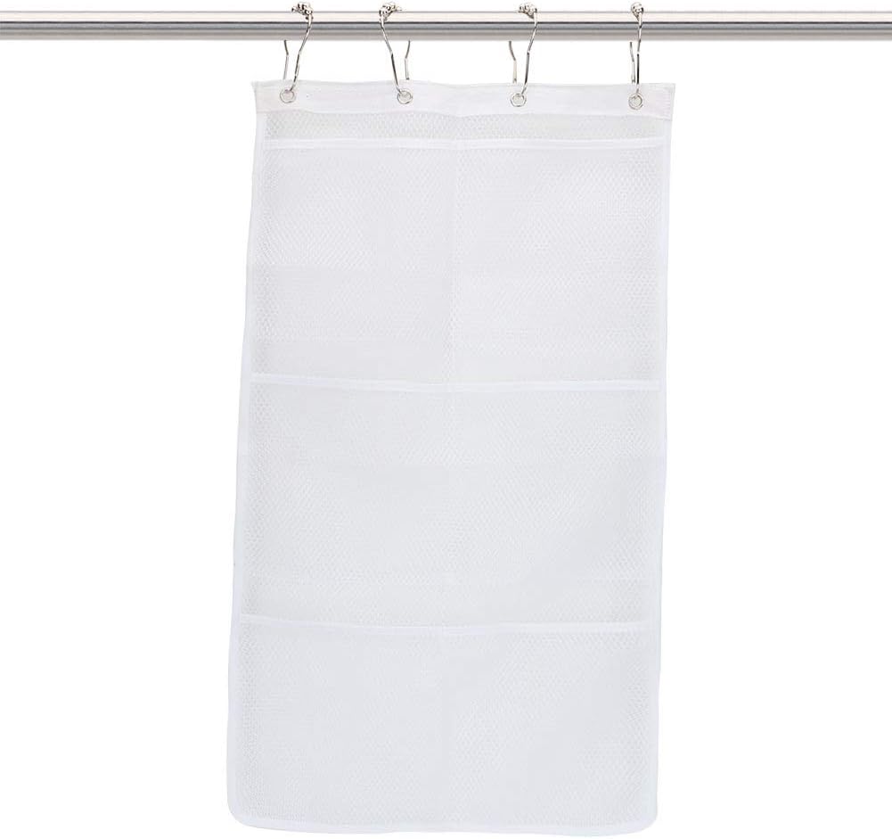 Hanging Mesh Bath Bag with S Shaped Hook for Quick Drying