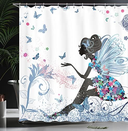 Ambesonne Fantasy Shower Curtain with 12 Hooks