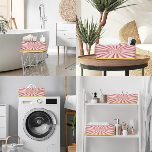 Abstract Swirl Toilet Paper Basket with Handle