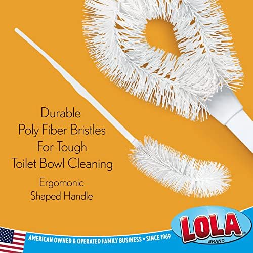 Lola Products Toilet Bowl Brush with Curved Head