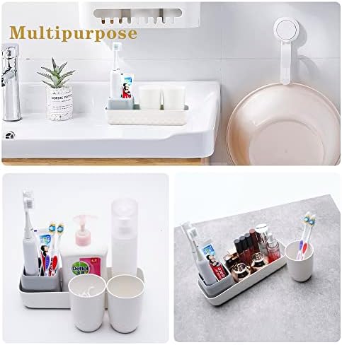Ayswupt Electric Toothbrush Holder with 2 Cups Set