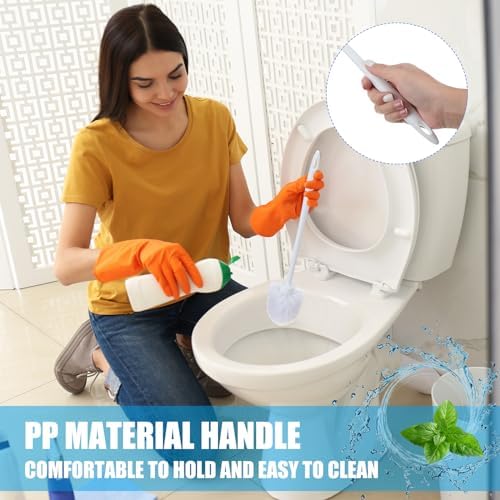 Tioncy 15 Pcs Toilet Brush Set Heavy Duty
