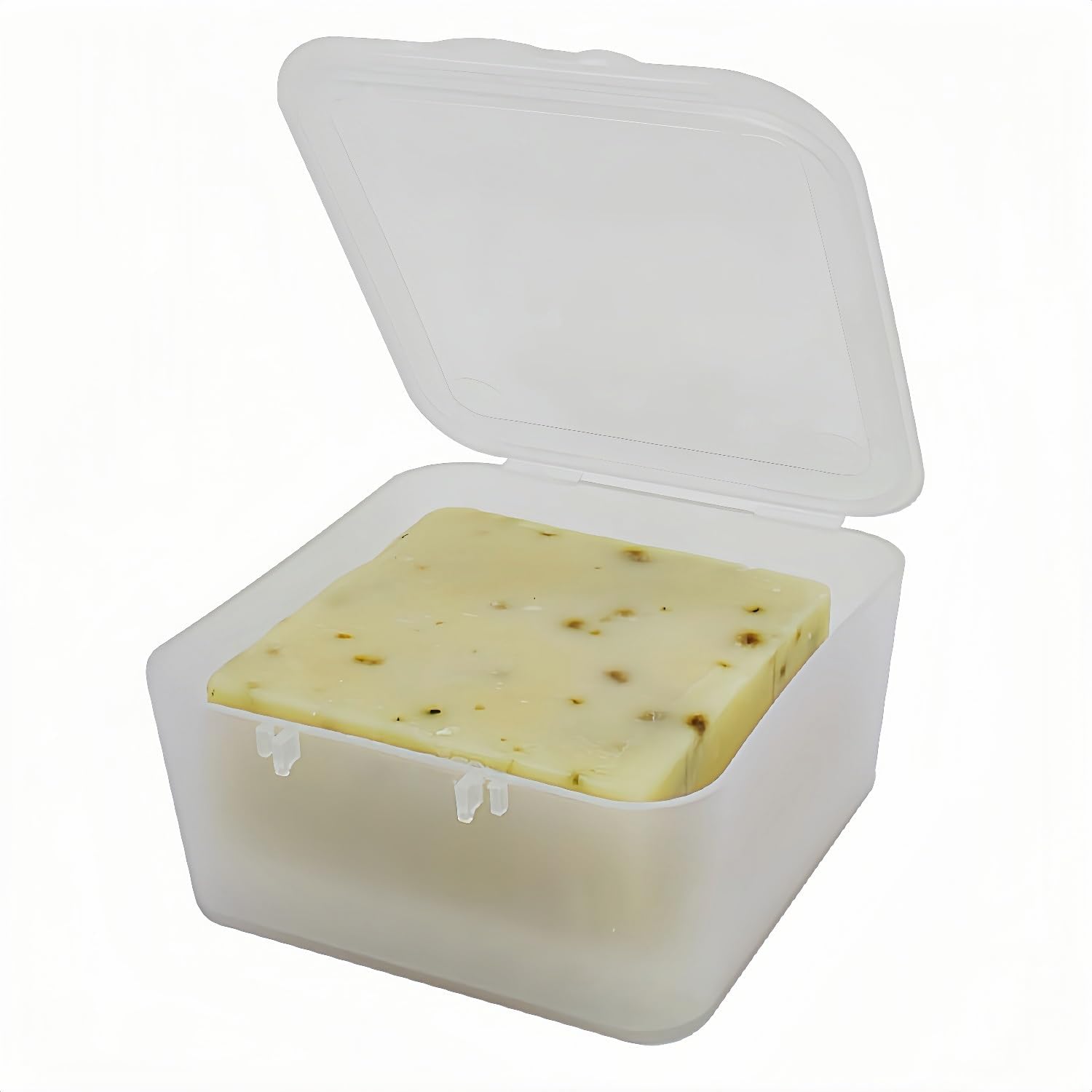 Vonpri Travel Soap Dish with Frosted Clear Design