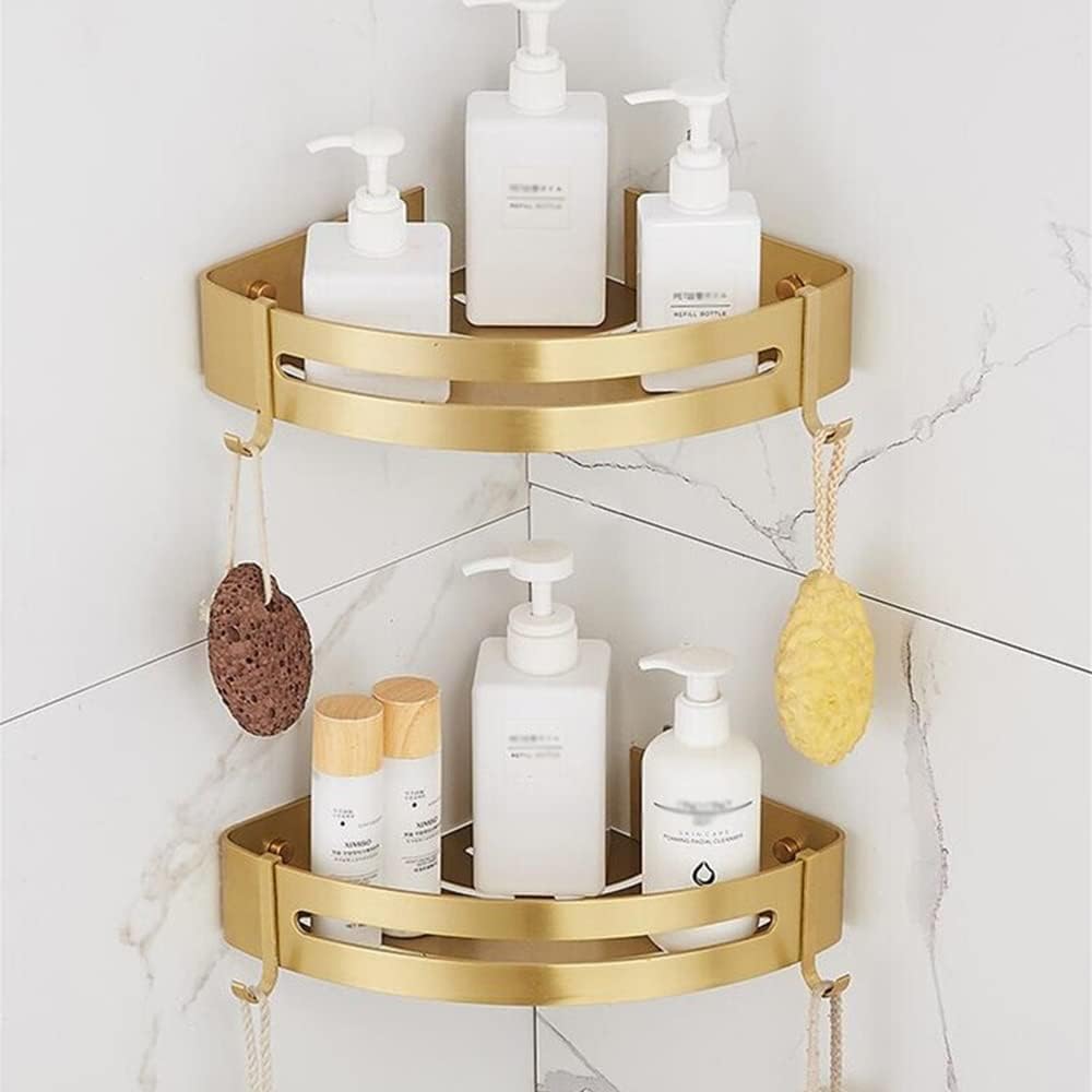 BAHELS Corner Shower Caddy with Hooks