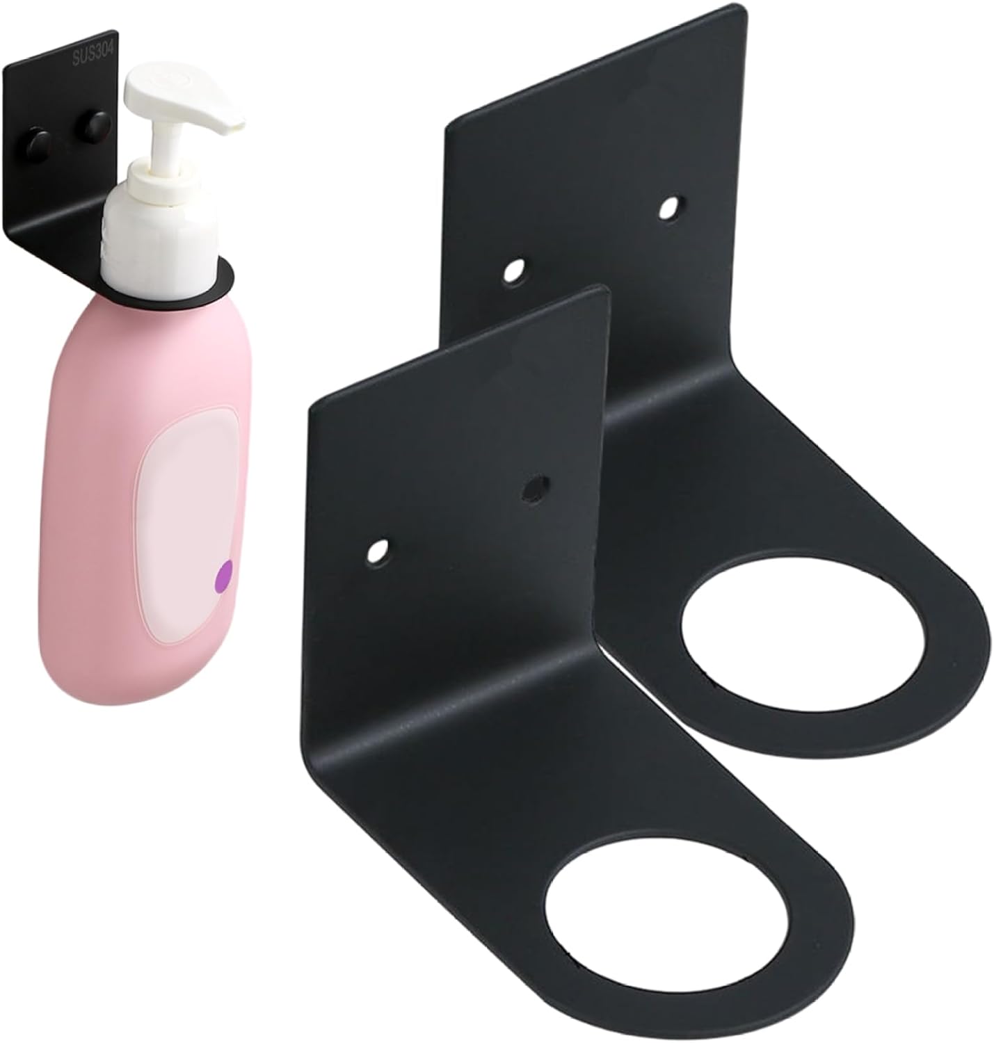 2Pcs Shampoo Holders for Shower Wall Mount