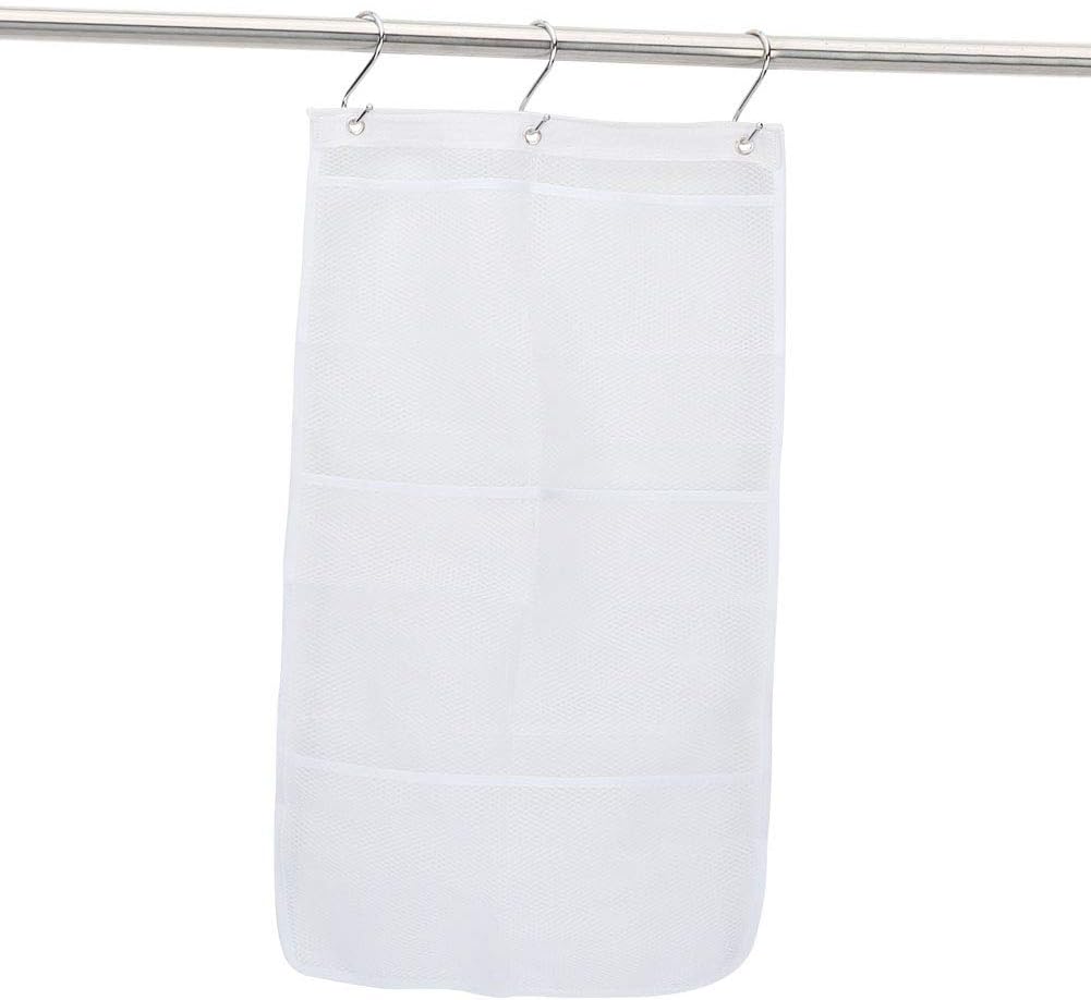 Srliya Large Shower Caddy with 4 Grommets and Metal Hooks