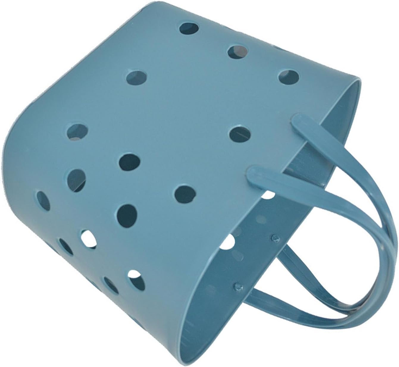 DMLENGOIN Portable Shower Basket with Handle - Blue