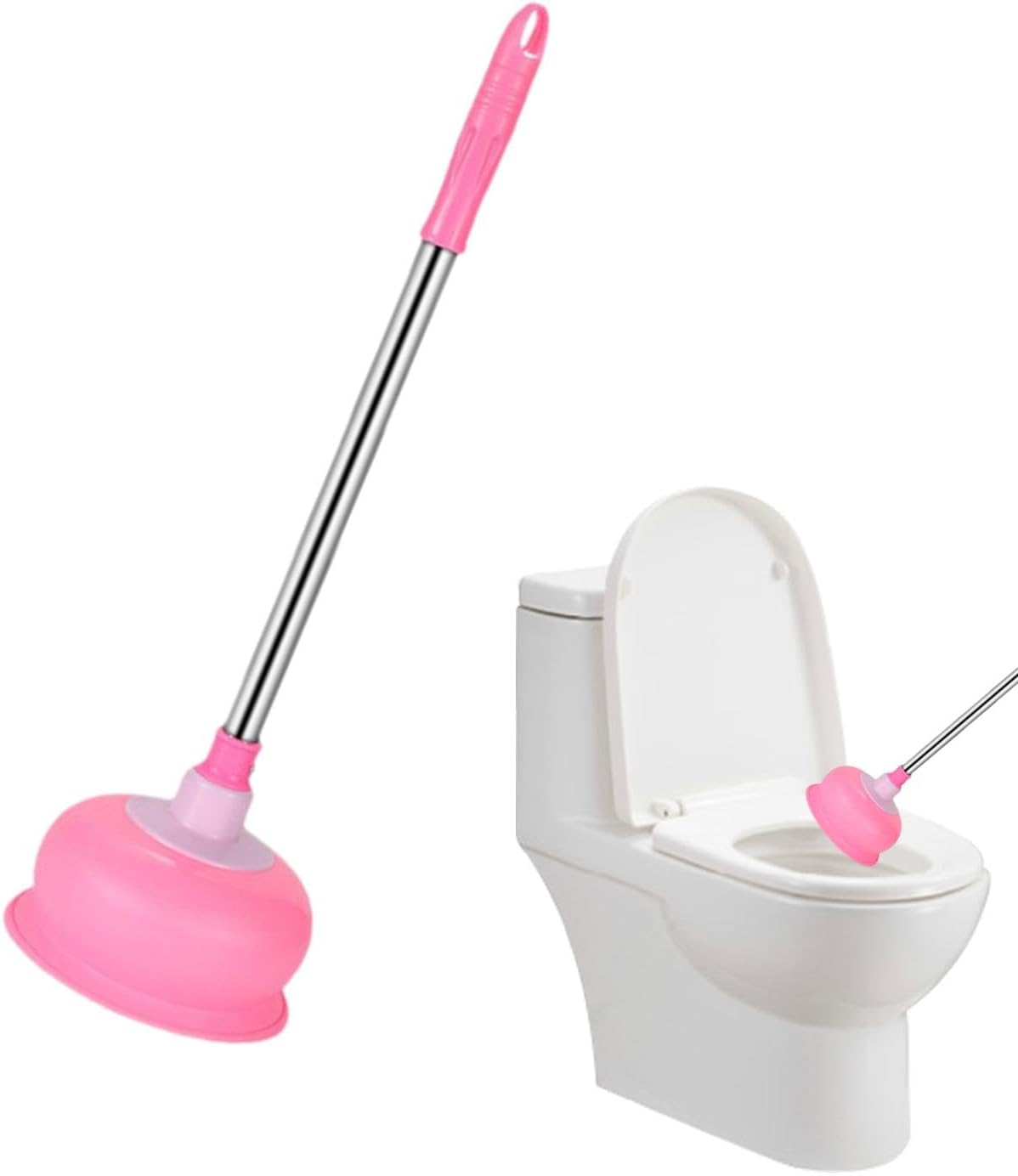 Heavy Duty Toilet Plunger for Small Bathrooms