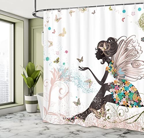 Ambesonne Fantasy Shower Curtain 69x70 Warm Taupe