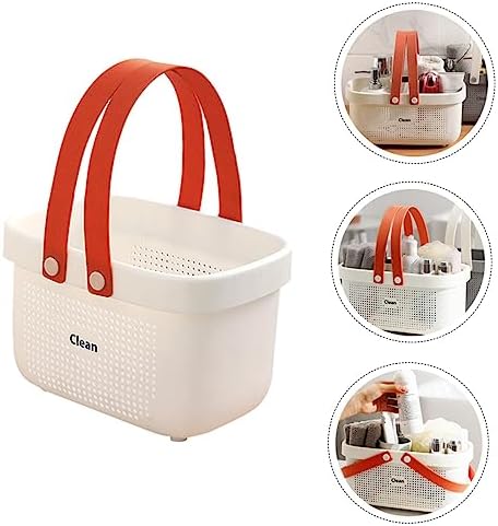 COSMEVIVI Hanging Shower Rustproof Storage Basket with Handle