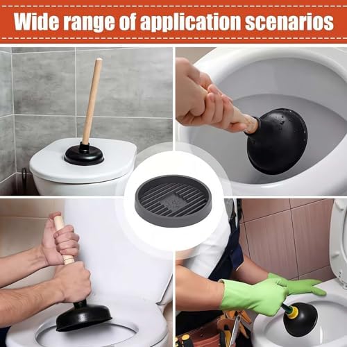 Plunger Tray with Ventilation for Toilet Plunger Drying and Storage