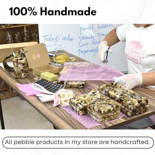 OYAMIHUI Handmade Rock Toothbrush Holder for Bathroom Decor