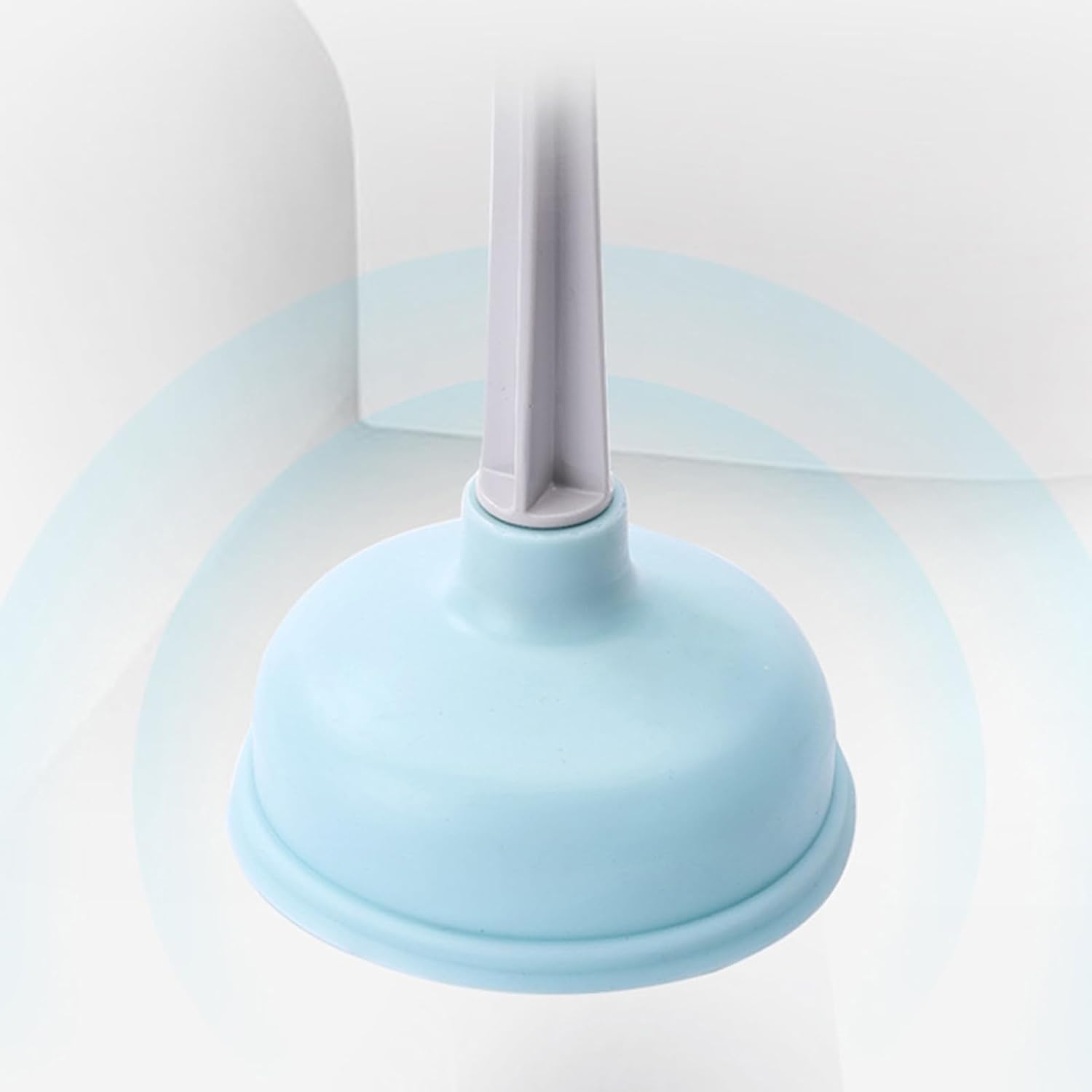 TOPINCN Toilet Plunger Strong Suction Blue 1