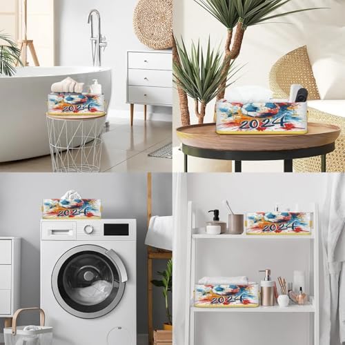 Soccer Balls Toilet Tank Topper Paper Basket