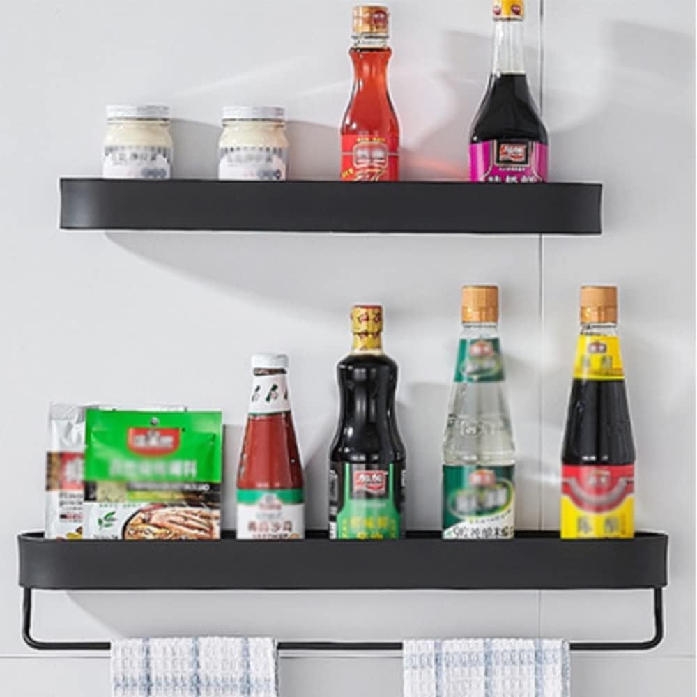BAHELS Shower Caddy Black Wall Shelf