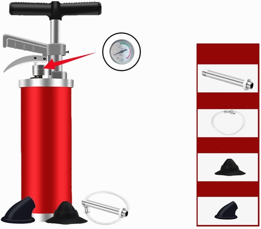 Toilet Plunger with Air Blaster for Quick Clog Removal