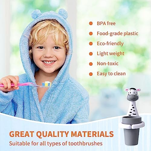 SooGree Kids Toothbrush Holder with Cup 1