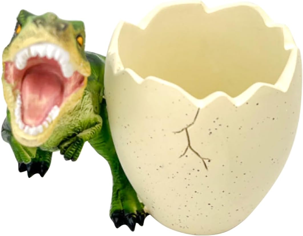 FlidRunest Dinosaur Toothbrush Holder - Green 1