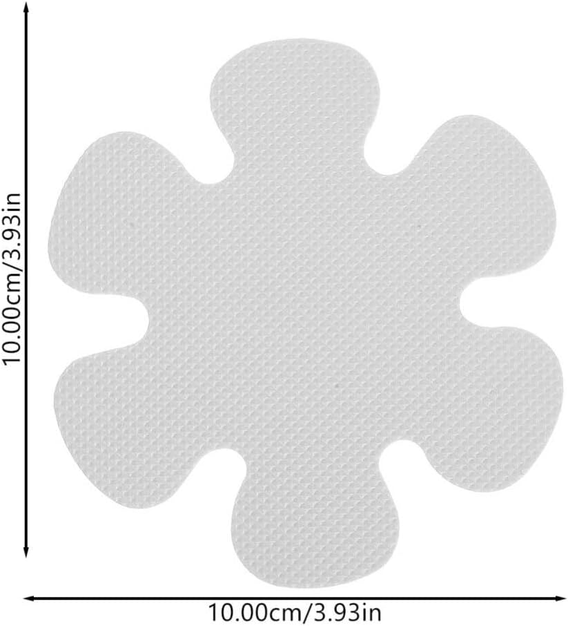 Alipis 20pc Flower Shape Non-Slip Bathtub Stickers