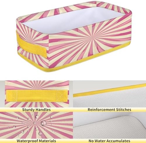 Chevrons Texture Toilet Tank Topper Basket Organizer