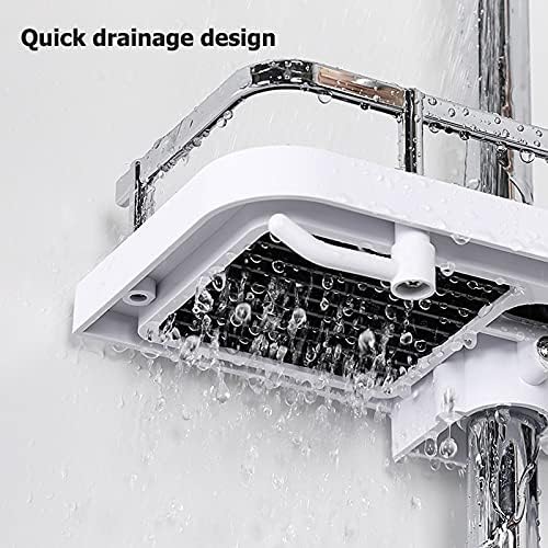TYZK Shower Storage Rack Single Tier No Drilling