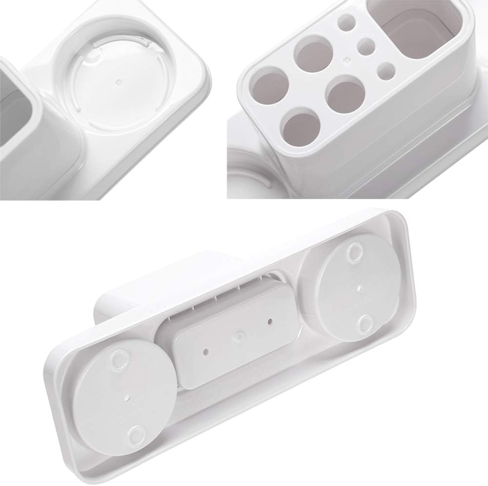 Bathroom Toothbrush Holder with 2 Rinsing Cups 1