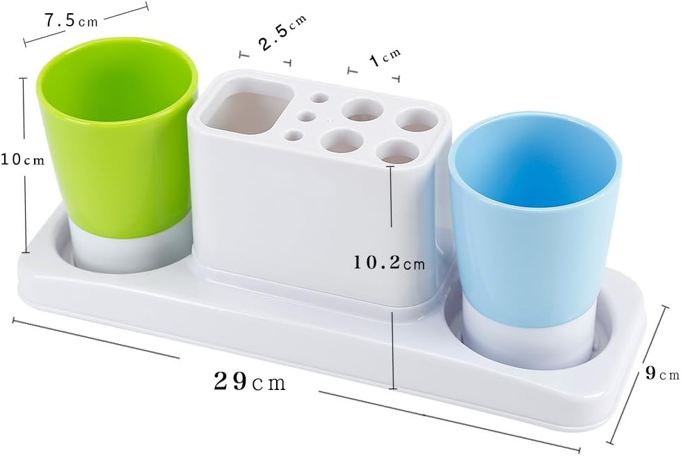 Eslite Bathroom Toothbrush Paste Holder Organizer