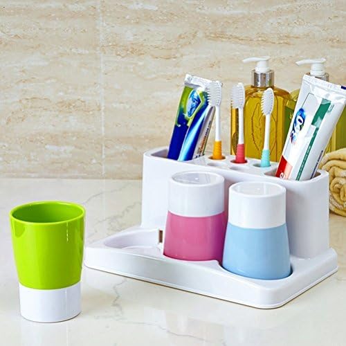 ENJOYPRO 5 Hole Toothbrush Holder Set