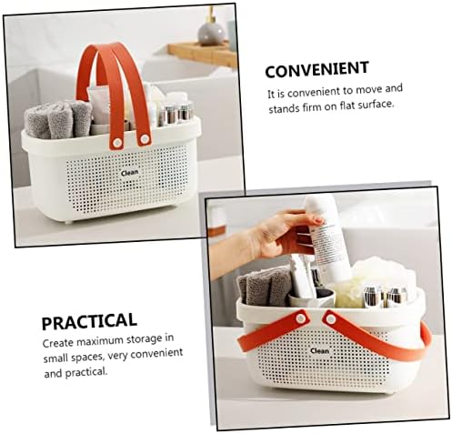 COSMEVIVI Hanging Shower Rustproof Storage Basket with Handle