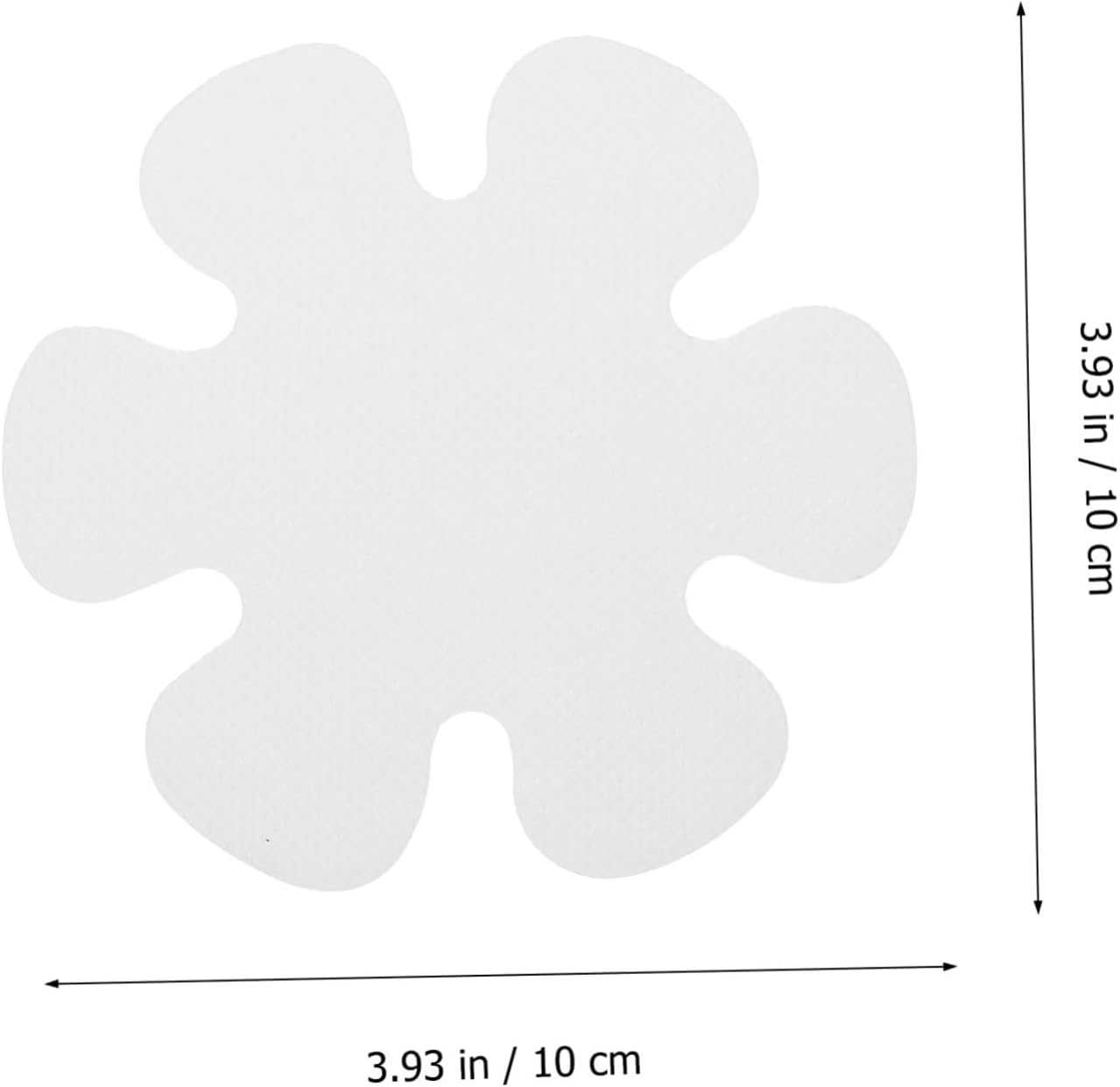 VOSAREA Flower-Shaped Non-Slip Floor Sticker for Bathroom