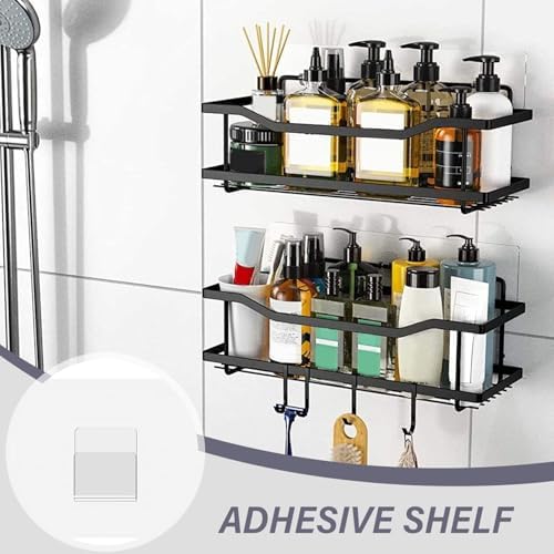MOUNTTU Shower Caddy Adhesive Replacement Sticker 2Pcs