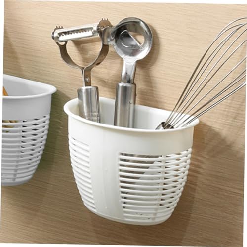 OKUMEYR Wall Mounted Bathroom Storage Basket with Drainage