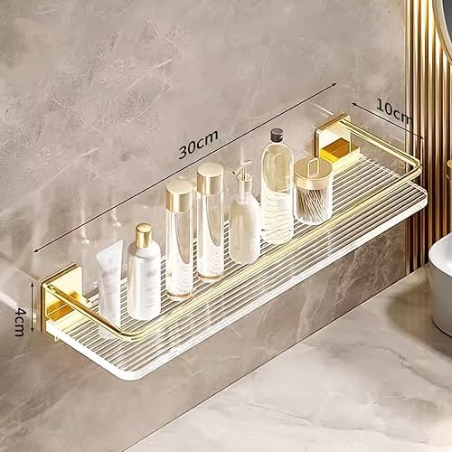 BAHELS Floating Wall Mounted Shower Caddy Shelf 30cm