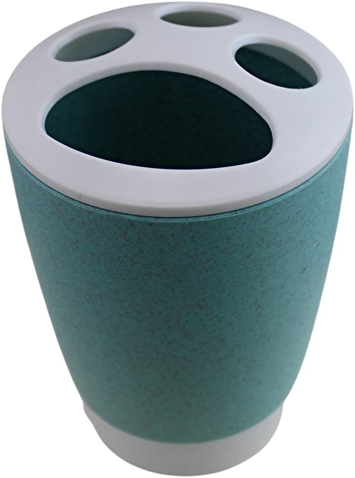 4 Piece Bathroom Accessory Set - Teal