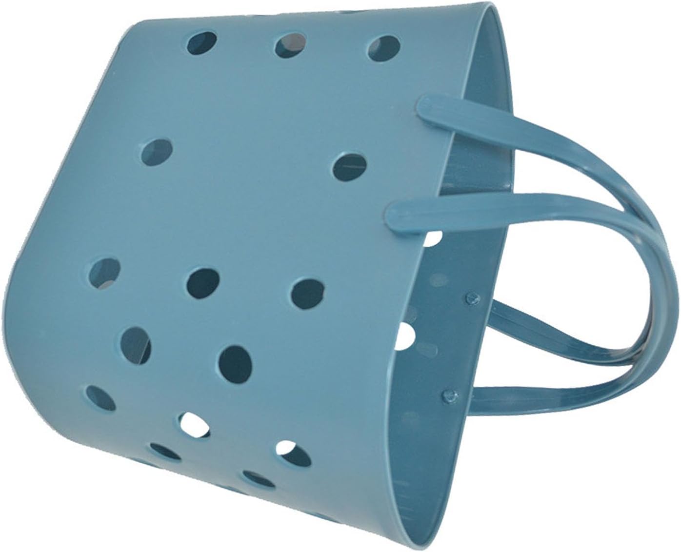 DMLENGOIN Portable Shower Basket with Handle - Blue