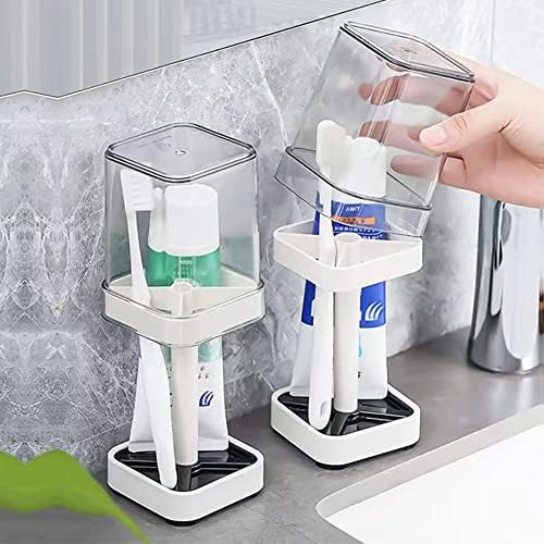 Sexoxo Toothbrush Holder with Cup and 3 Slots