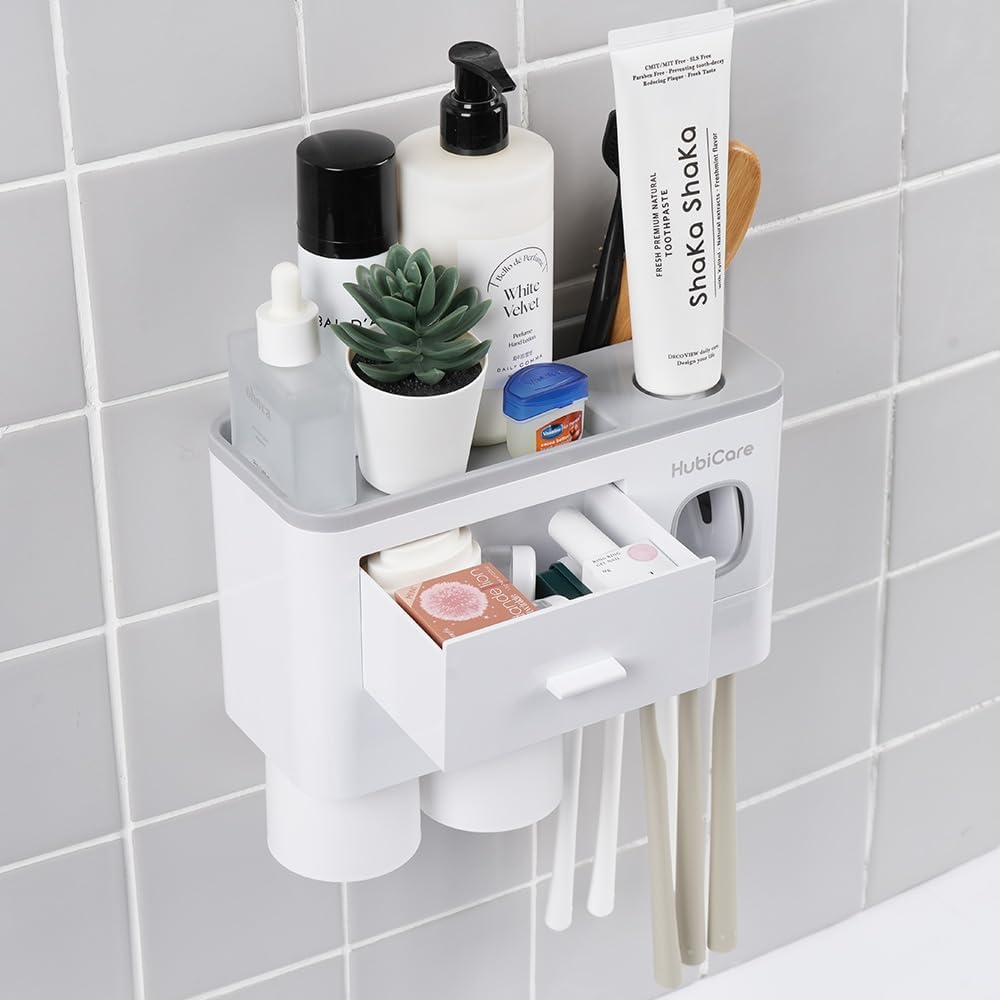 HuBDIC HubiCare Toothbrush Holder with Dispenser