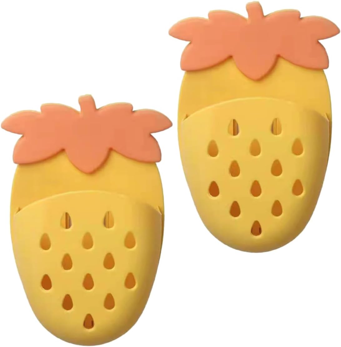 Happyyami 2Pcs Wall Shower Holder Organizer
