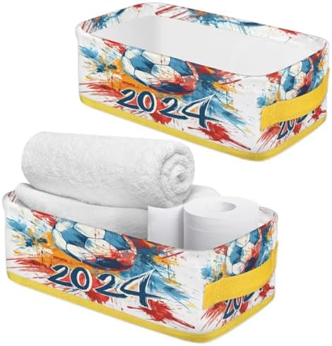 Soccer Balls Toilet Tank Topper Paper Basket
