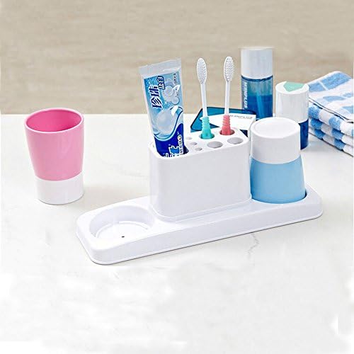 Eslite Bathroom Toothbrush and Toothpaste Stand Organizer