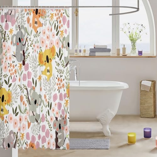 Feelyou Koala Shower Curtain Set 72x72
