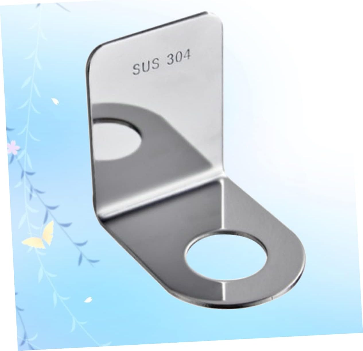 PRETYZOOM Stainless Steel Shower Gel Rack Easy Install Wall Mount