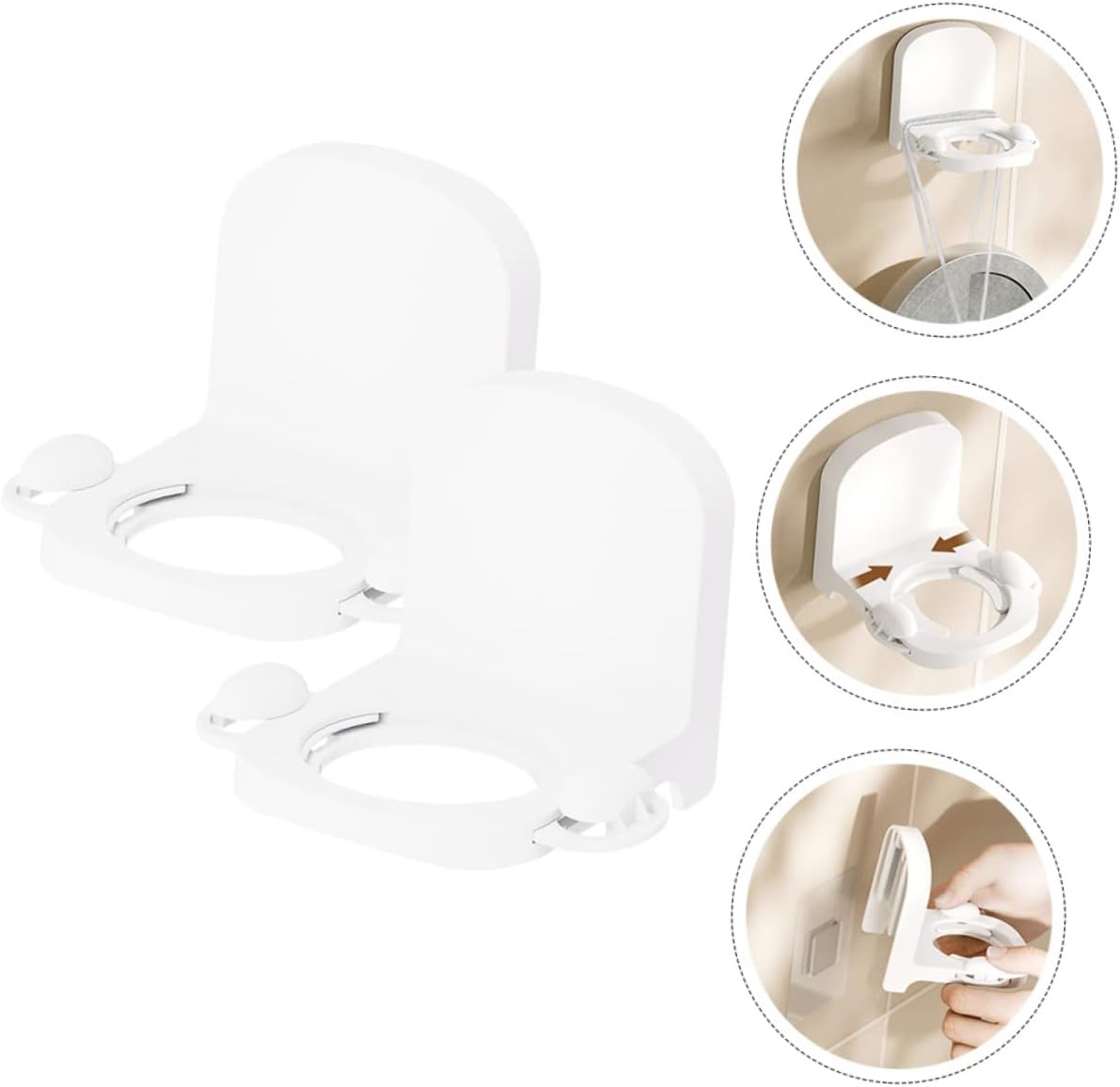 Garneck Wall Mounted Shampoo Dispenser No Drilling