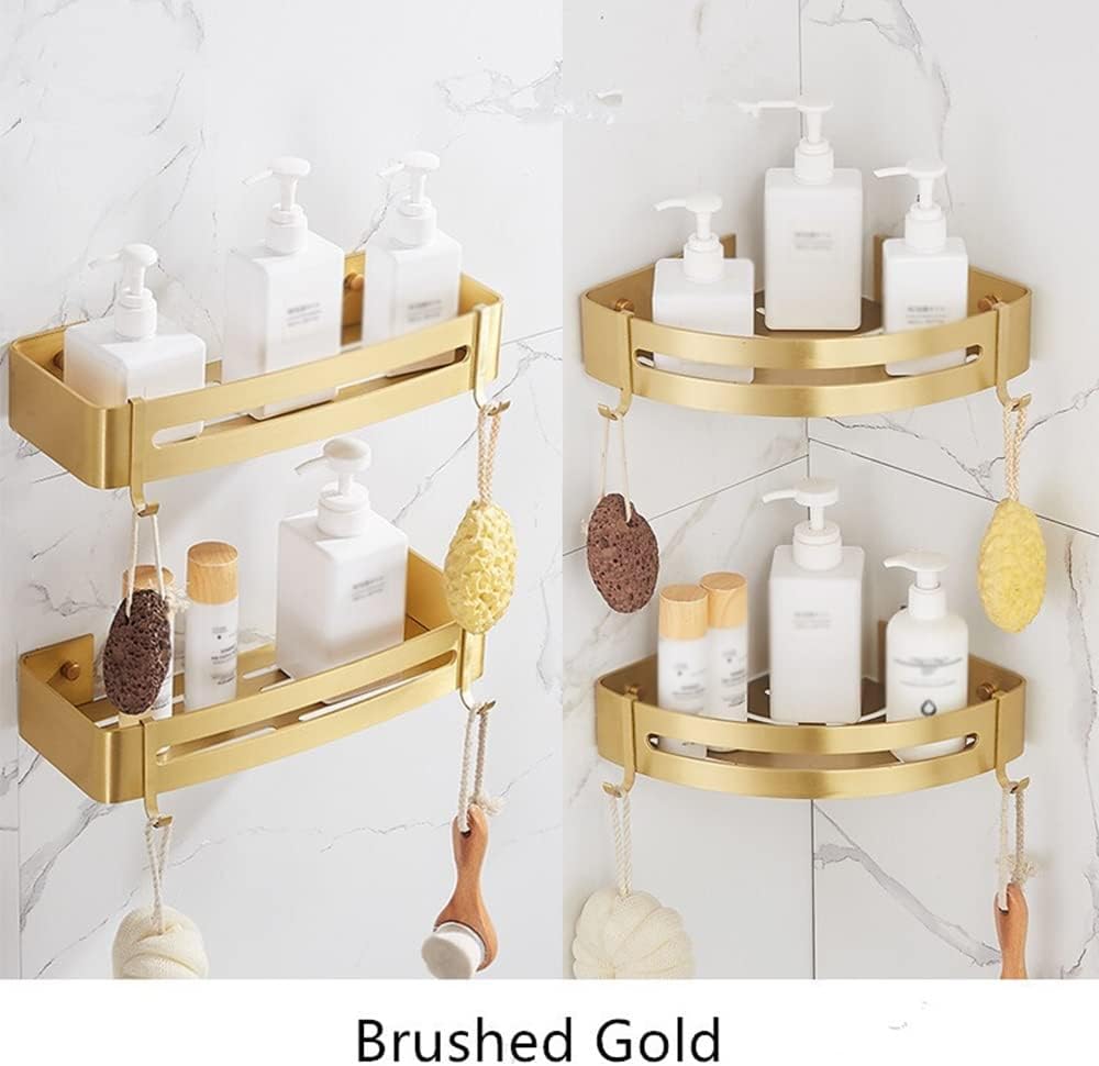 BAHELS Corner Shower Caddy with Hooks