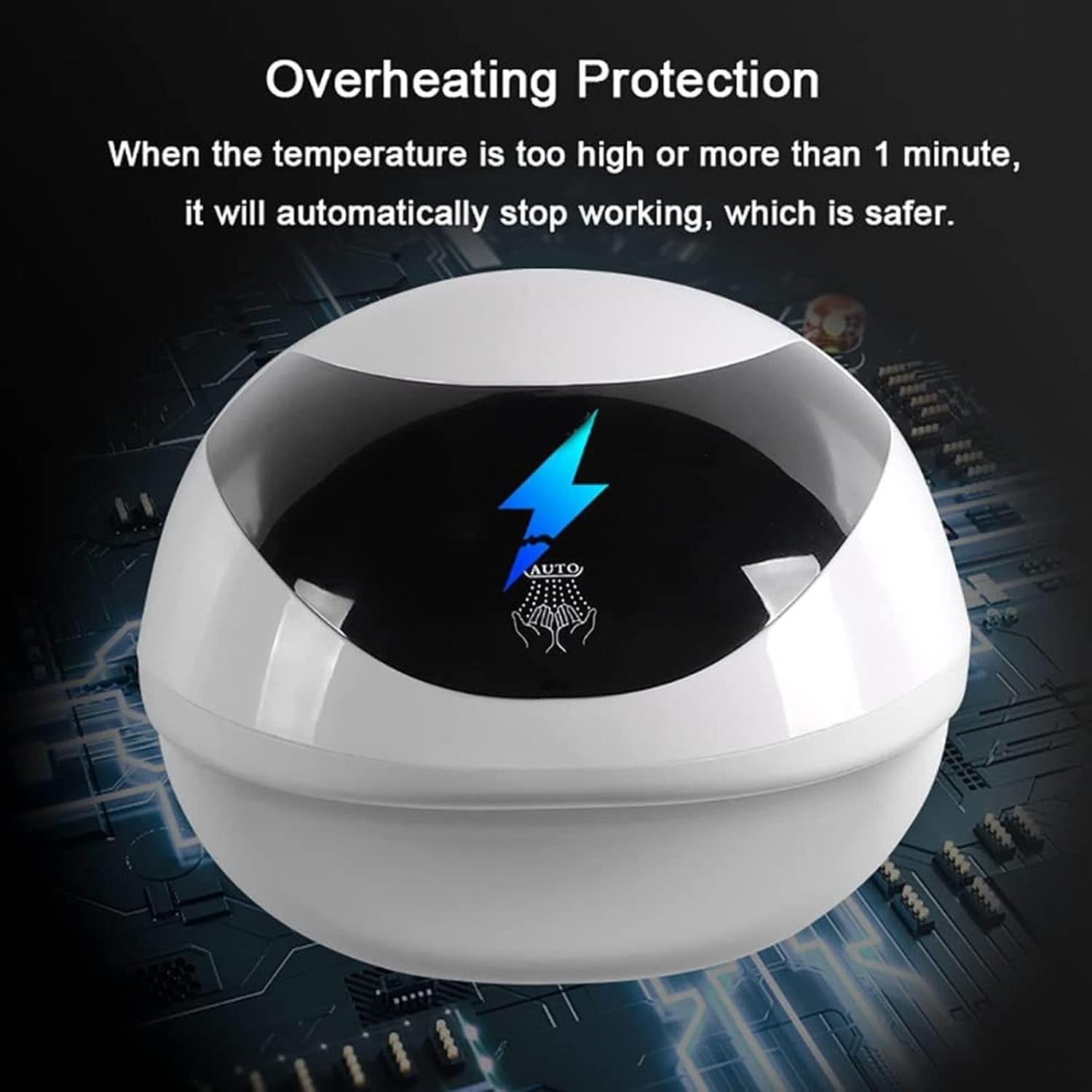 Automatic Electric Wall Mount Hand Dryer with Infrared Sensor