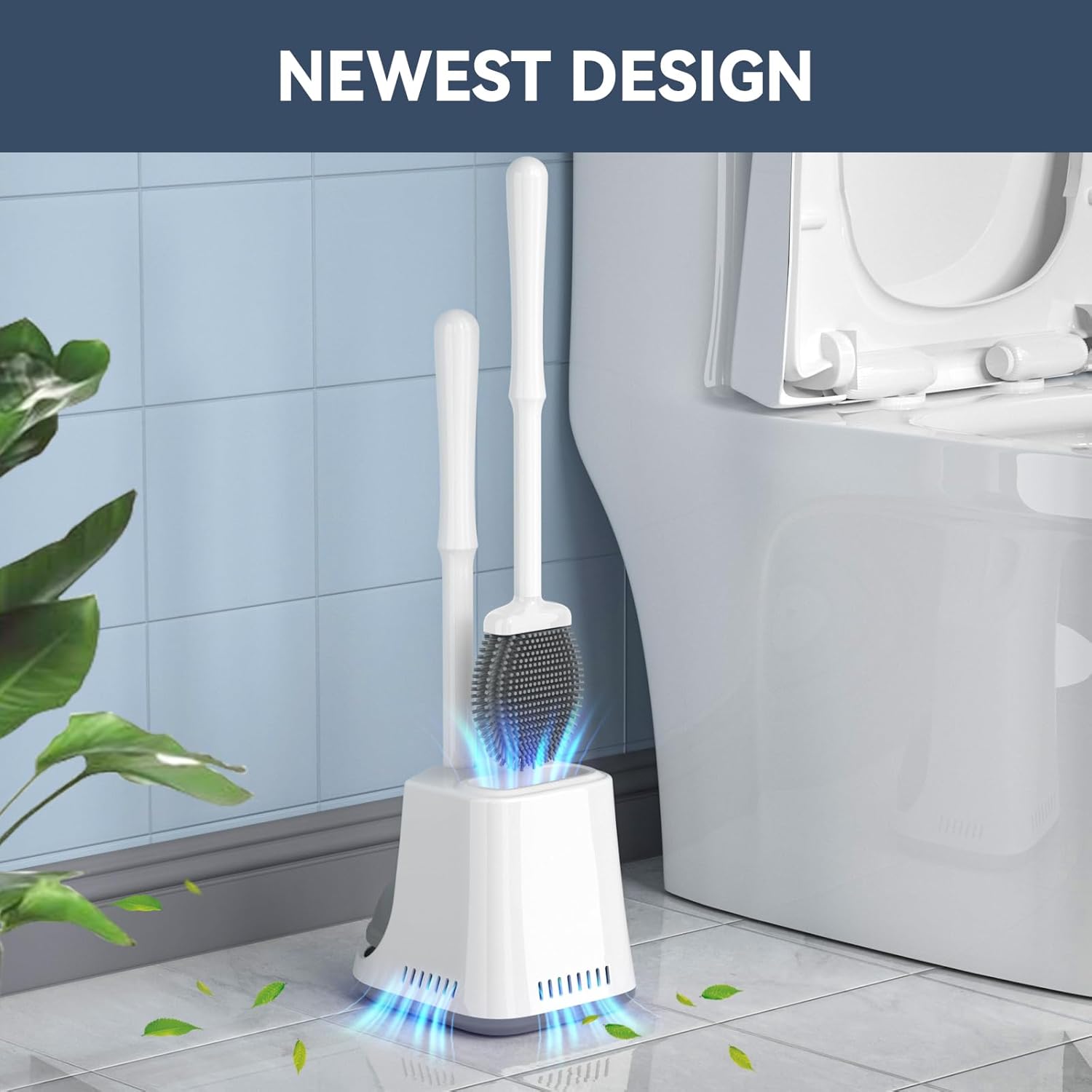 LOVROY Toilet Plunger and Brush Combo Set