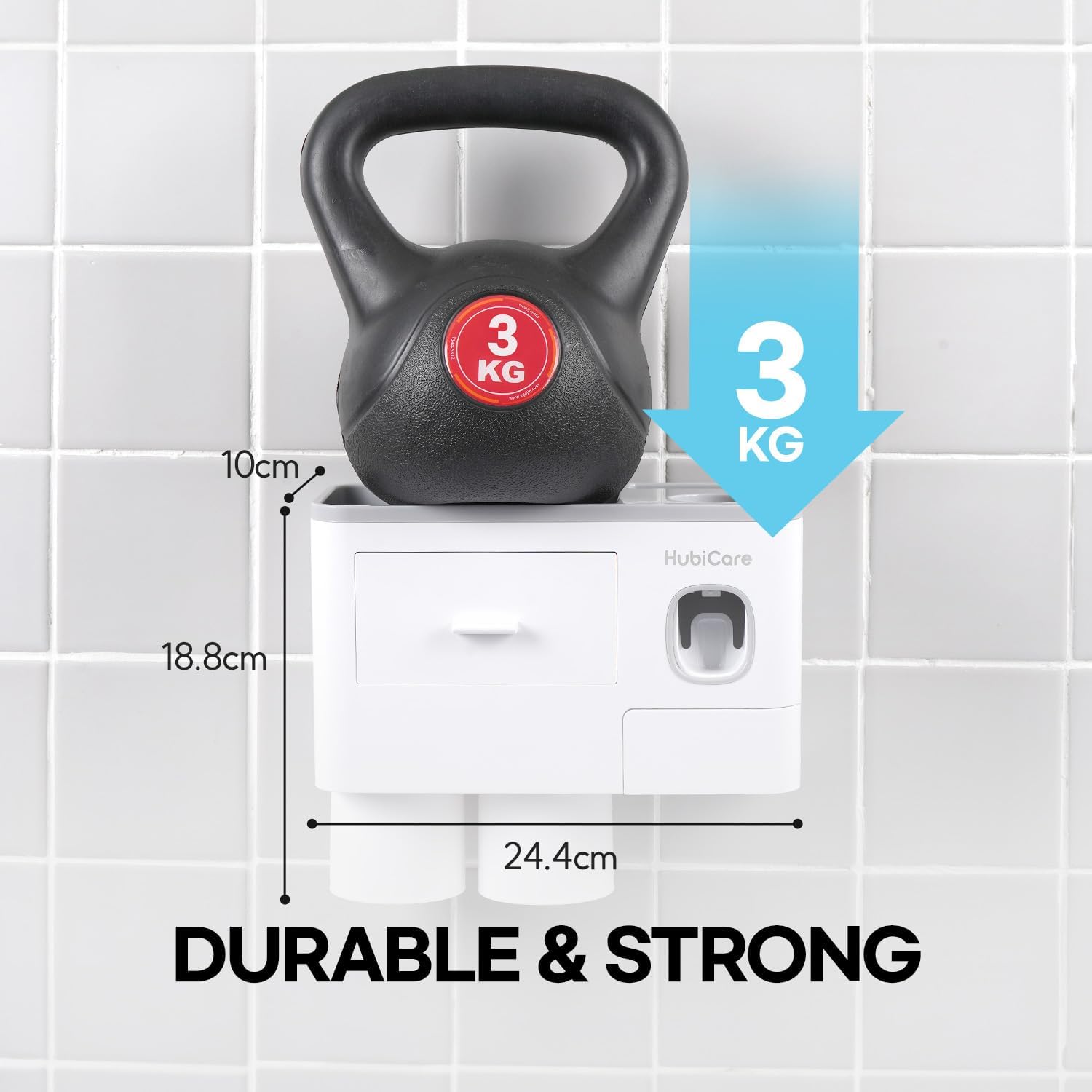 HuBDIC HubiCare Toothbrush Holder with Dispenser