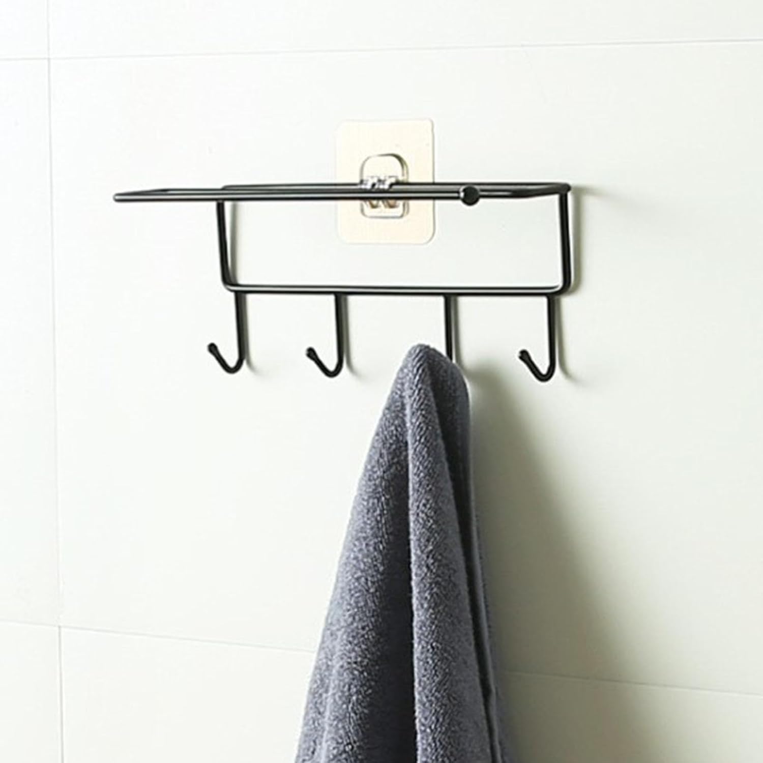 10 Pack No-Drill Shower Caddy Adhesive Hooks